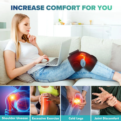 LegThera™ Heated Vibration Knee Massager